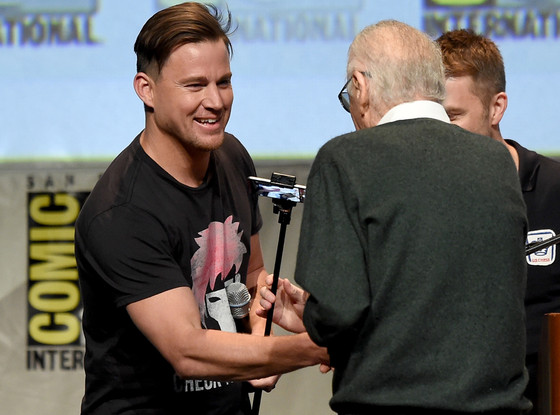 Stan Lee, Channing Tatum, Comic-Con Stan Lee, Channing Tatum, Comic-Con